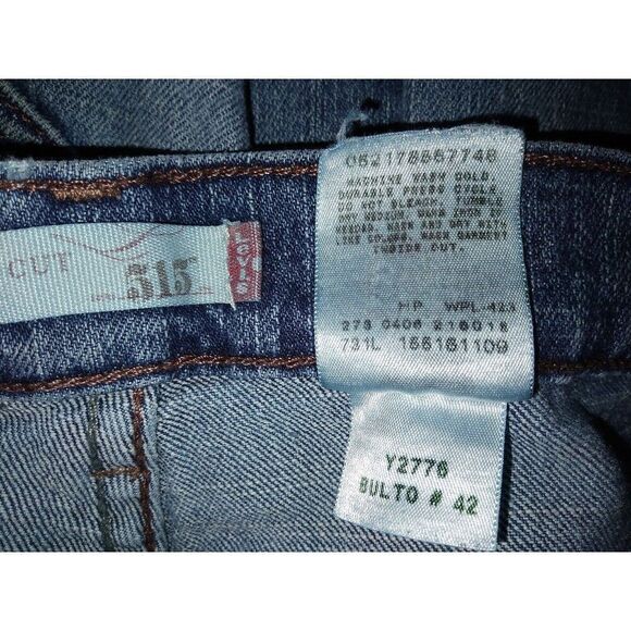 Levi's 515 Boot Cut Women's Size 14 M Blue Jeans Denim Pants Stretch 36x31 - Picture 6 of 6